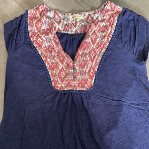 Capped sleeve t shirt